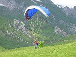 pente-école en parapente dans les pyrénées