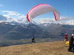 gonflage parapente a hautacam