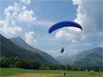 atterrissage en parapente pyrénées