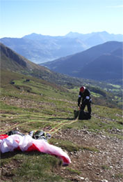 decollage couraduque - hautes pyrénées